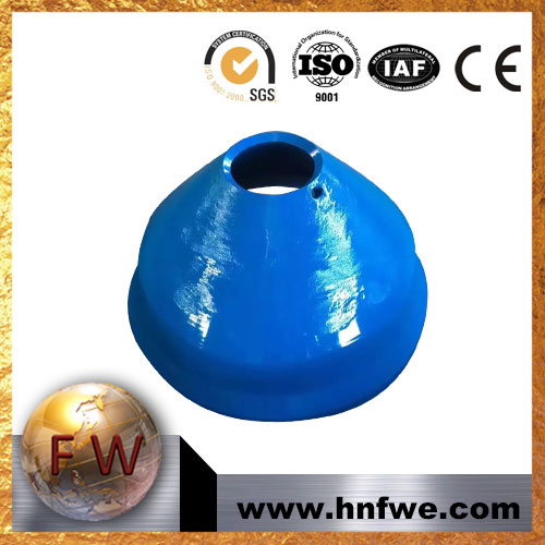 Wear resistant Mesto HP4 cone crusher casting cone liners