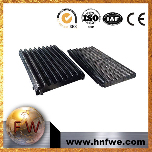 Mn18Cr2 Wear Parts Jaw Plate for Jaw Crusher