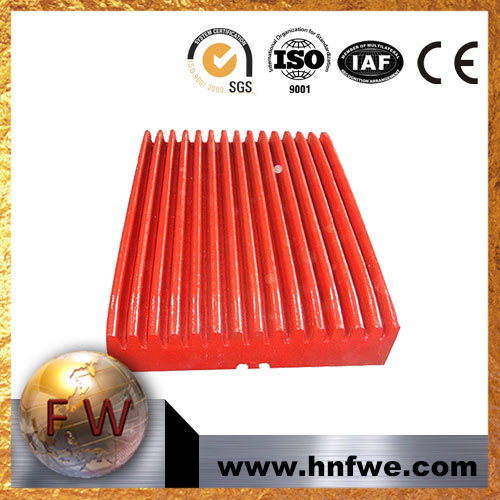 <b>Fixed Jaw Plate and Movable Jaw Plate for Shanbao Sbm Zenith</b>