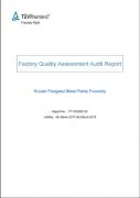 Factory Quality Assessment Audit Report